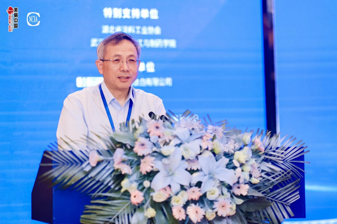中國涂料工業(yè)協會技術專家工作委員會主任桂泰江主持會議